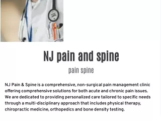pain management doctors in new jersey