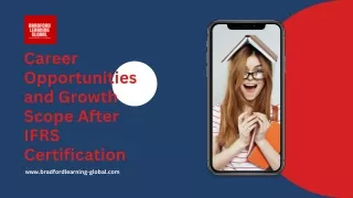 Career Opportunities and Growth Scope After IFRS Certification