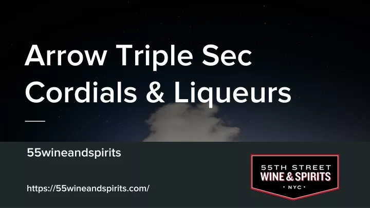 arrow triple sec cordials liqueurs