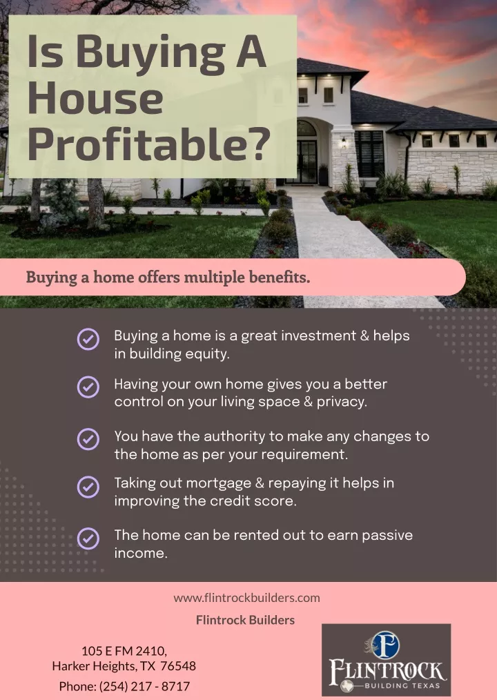 is buying a house profitable
