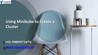 using minikube to create a cluster