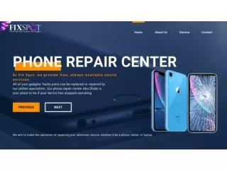 Branded Phone Repair Center Abu Dhabi, Fix Spot