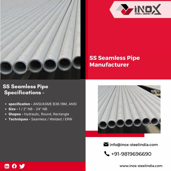ss seamless pipe manufacturer