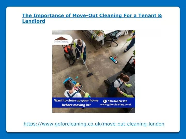 the importance of move out cleaning for a tenant