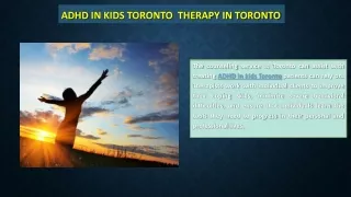 Adhd In Kids Toronto
