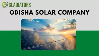 odisha solar company