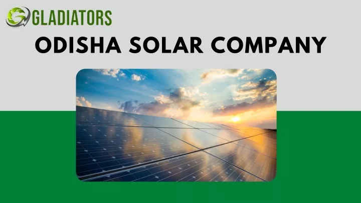 odisha solar company