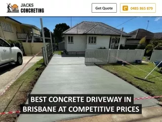 BEST CONCRETE DRIVEWAY IN BRISBANE AT COMPETITIVE PRICES