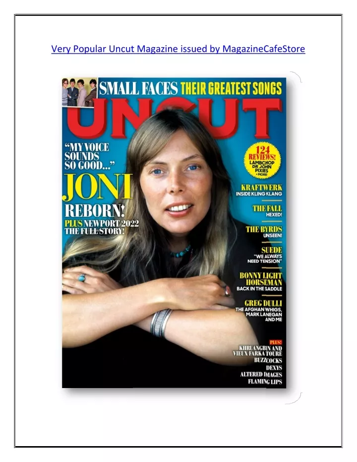 very popular uncut magazine uncut magazine issued