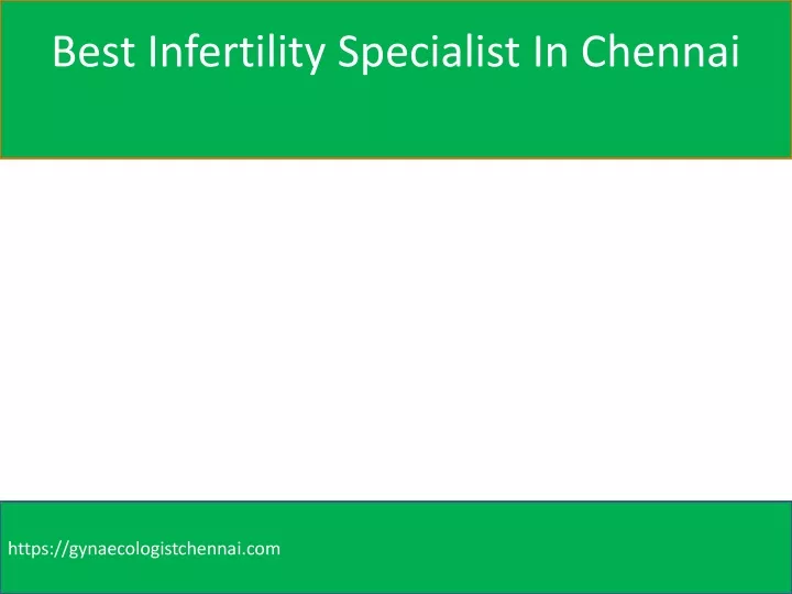 best infertility specialist in chennai