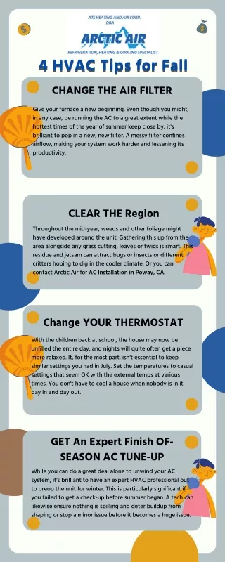 4 HVAC Tips for Fall