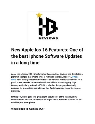 new apple ios 16 features one of the best iphone