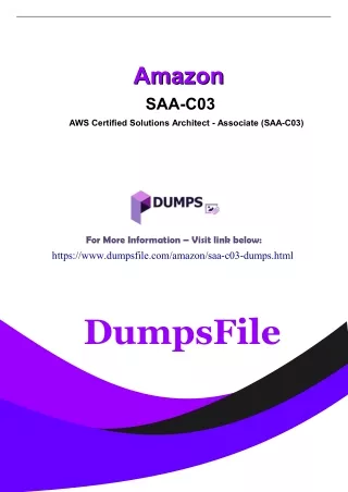 Best Amazon SAA-C03 Dumps Preparation Material