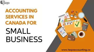 Accounting Services in Canada For Small business