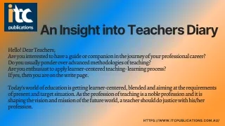An Insight into Teachers Diary