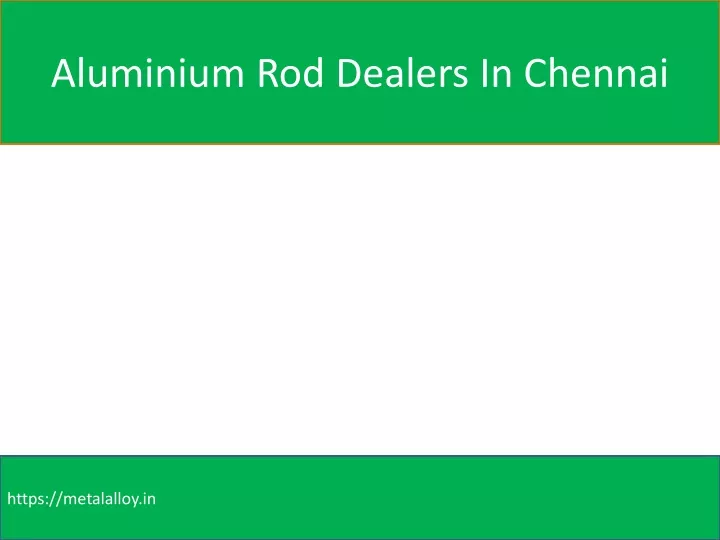 aluminium rod dealers in chennai