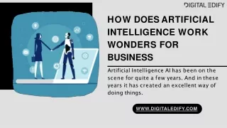 How does Artificial Intelligence work wonders for Business