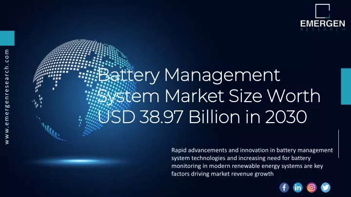 battery management system market size worth
