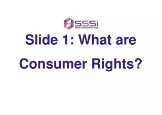 Economics and Consumer Rights