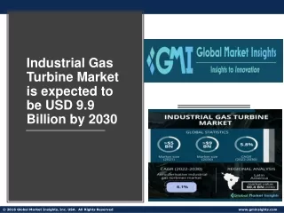 Industrial Gas Turbine Market Trends, Statistics & Growth Forecast 2022- 2030