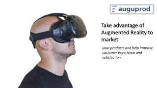 take advantage of augmented reality to market