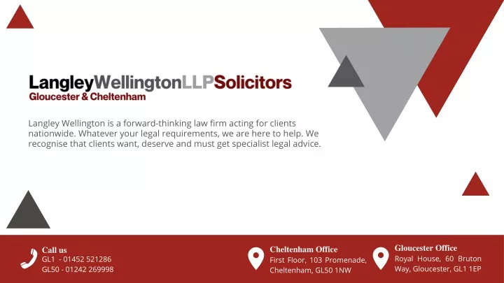 langley wellington is a forward thinking law firm
