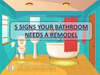 5 SIGNS YOUR BATHROOM NEEDS A REMODEL
