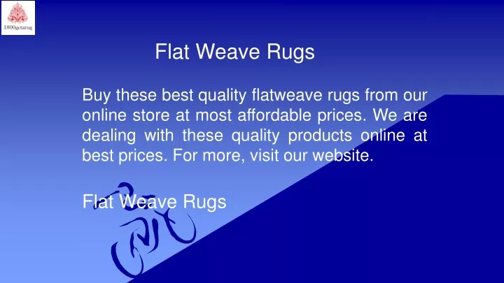 flat weave rugs