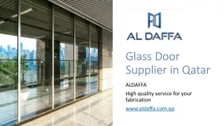 Glass Door Supplier in Qatar_