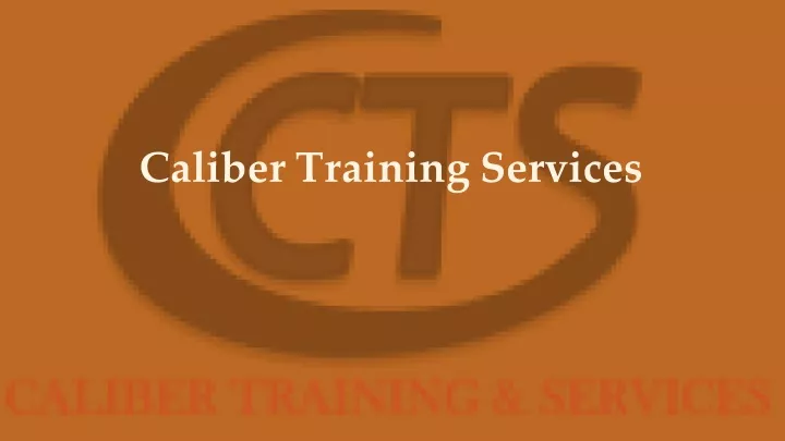 caliber training services