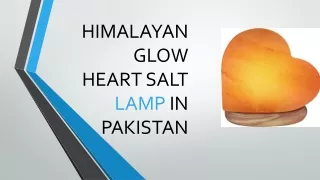 HIMALAYAN SALT LAMP IN PAKISTAN