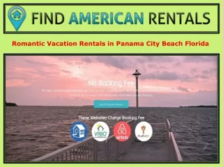 Romantic Vacation Rentals in Panama City Beach Florida
