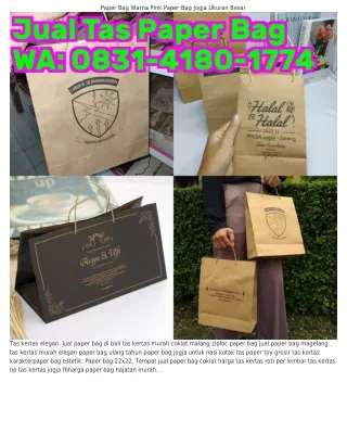 O8ᣮl.Կl8O.lᜪᜪԿ (WA) Jual Paper Bag Di Malang Harga Tas Kertas Nama