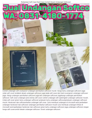 O8ᣮI•ԿI8O•I77Կ (WA) Undangan Softcover Elegan Blangko Undangan Soft Cover