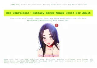 [READ PDF] Kindle Sex Consultant Fantasy Harem Manga Comic For Adult eBook PDF