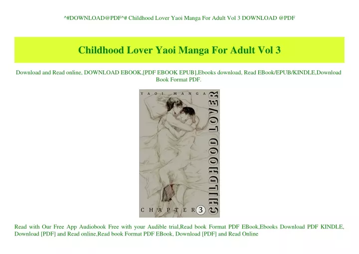 download@pdf childhood lover yaoi manga for adult