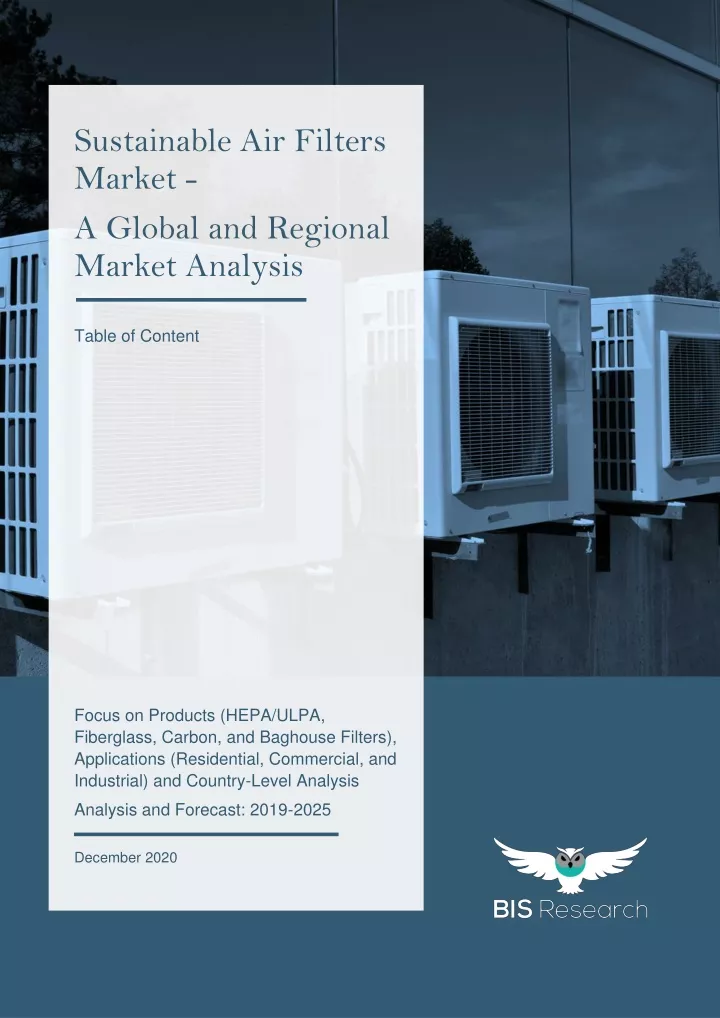 sustainable air filters market a global