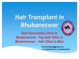 Hair Transplant in Bhubaneswar - Best Hair Restoration Clinic by hairclinicbhuba