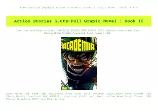 Free download [epub]$$ Action Stories G.uts-Full Grapic Novel  Book 16 PDF