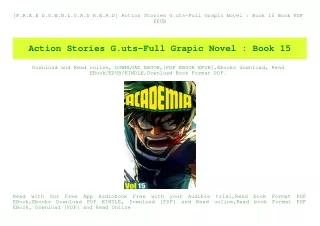 [F.R.E.E D.O.W.N.L.O.A.D R.E.A.D] Action Stories G.uts-Full Grapic Novel  Book 15 Book PDF EPUB