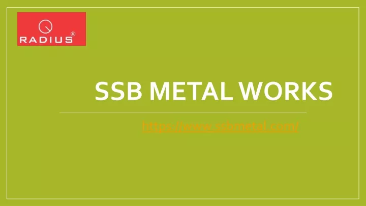 ssb metal works