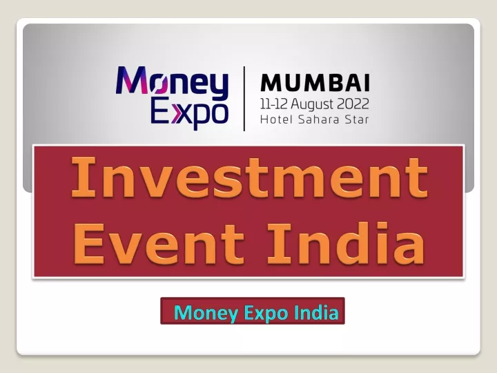 investment event india