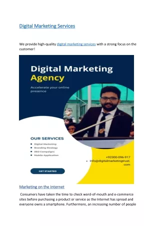 digital marketing service