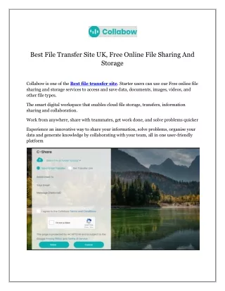 best file transfer site uk free online file