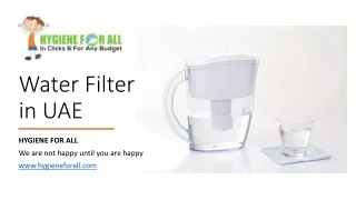 water filter in uae