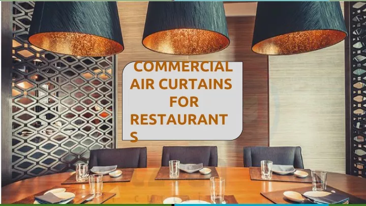 commercial air curtains for restaurants