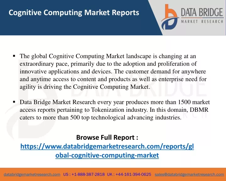 cognitive computing market reports