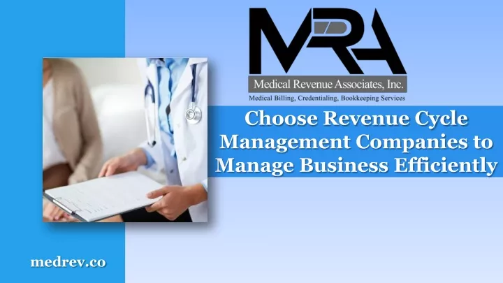 choose revenue cycle management companies