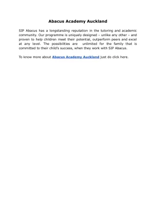 abacus academy auckland