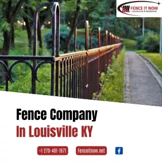 Hire Ideal Fence Company in Louisville KY